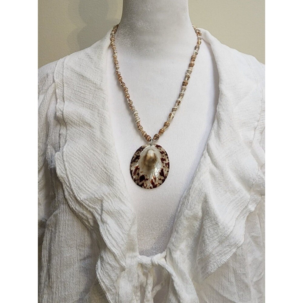 Vintage Limpet and Natural Seashells Statement Necklace